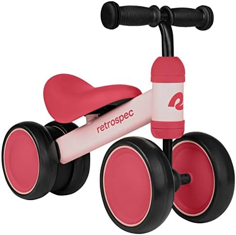 Retrospec Cricket Baby Walker Balance Bike with 4 Wheels for Ages 12-24 Months - Baby Toys & Todd... | Amazon (US)