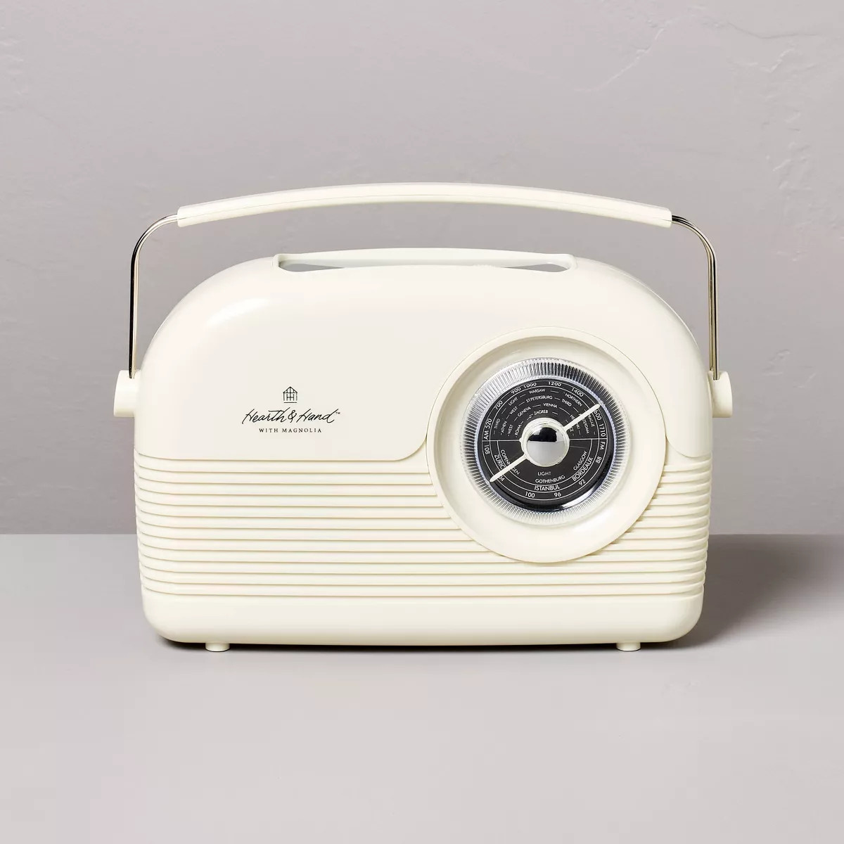 Portable AM/FM Bluetooth Radio Cream - Hearth & Hand™ with Magnolia | Target