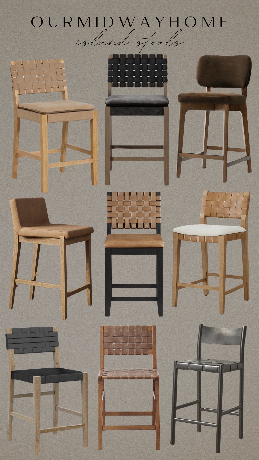 Organic modern + transitional style island stools on sale for Labor Day 🤎

#LTKHome #LTKSaleAlert