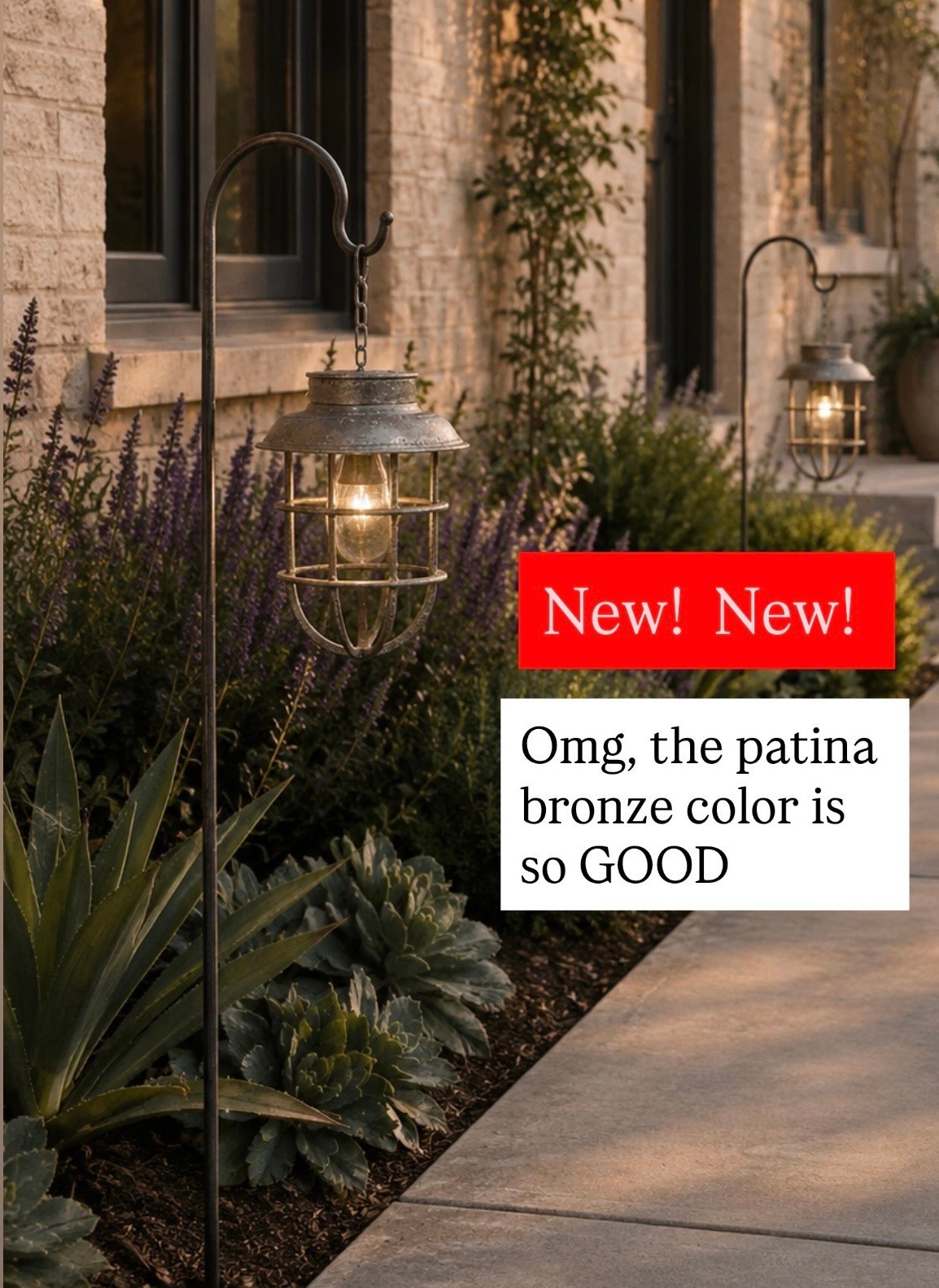 Oh my gosh, these are in my cart. I’m definitely buying the aged bronze patina look is so pretty be so cute next to your steps New from antique farmhouse Fortune patio must have battery powered  lantern.

#LTKSaleAlert #LTKHome