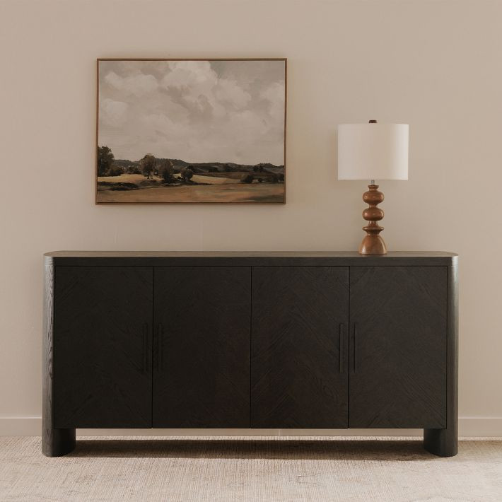 Anatola Herringbone Rounded Sideboard (71") | West Elm (US)