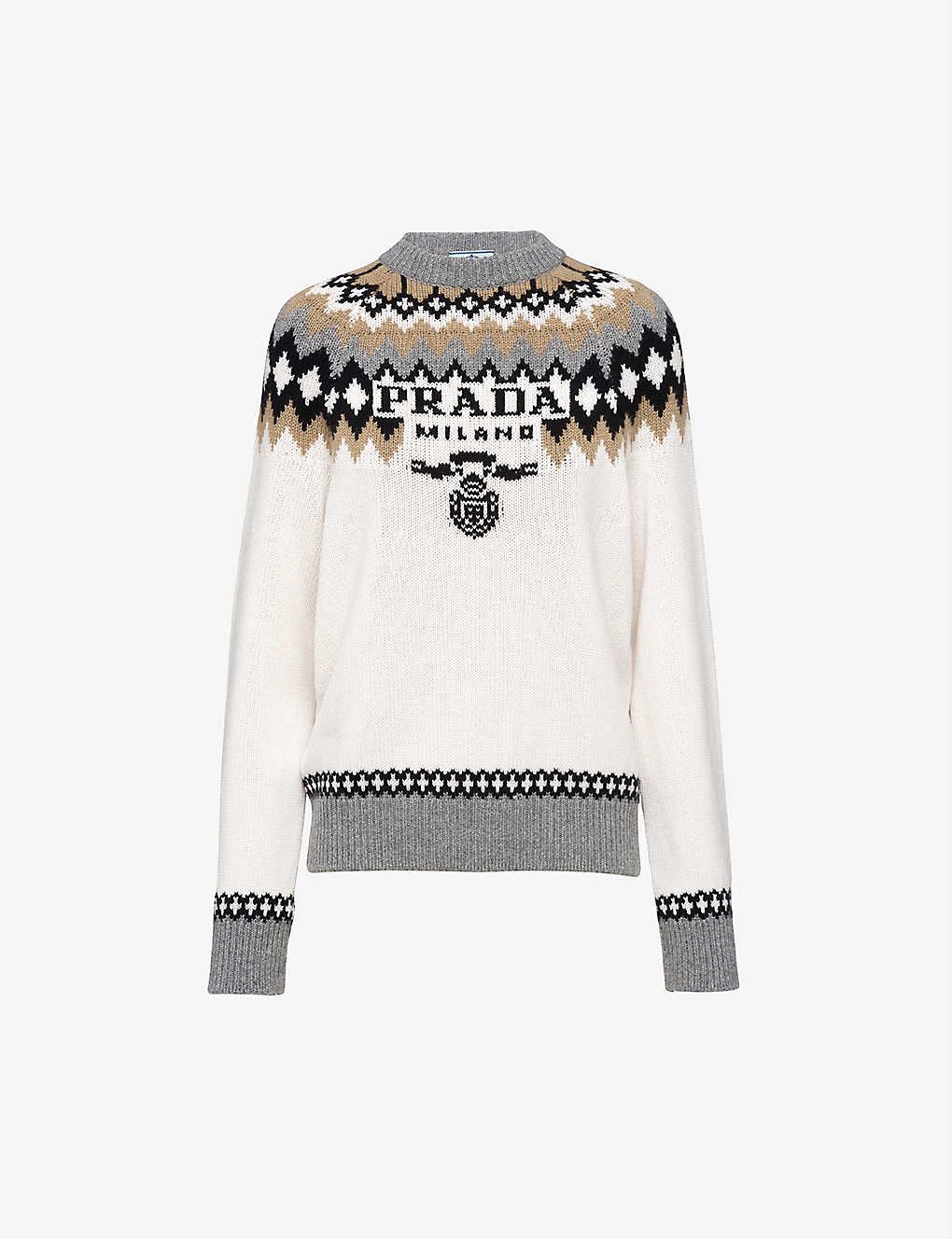 Logo-knitted cashmere jumper | Selfridges