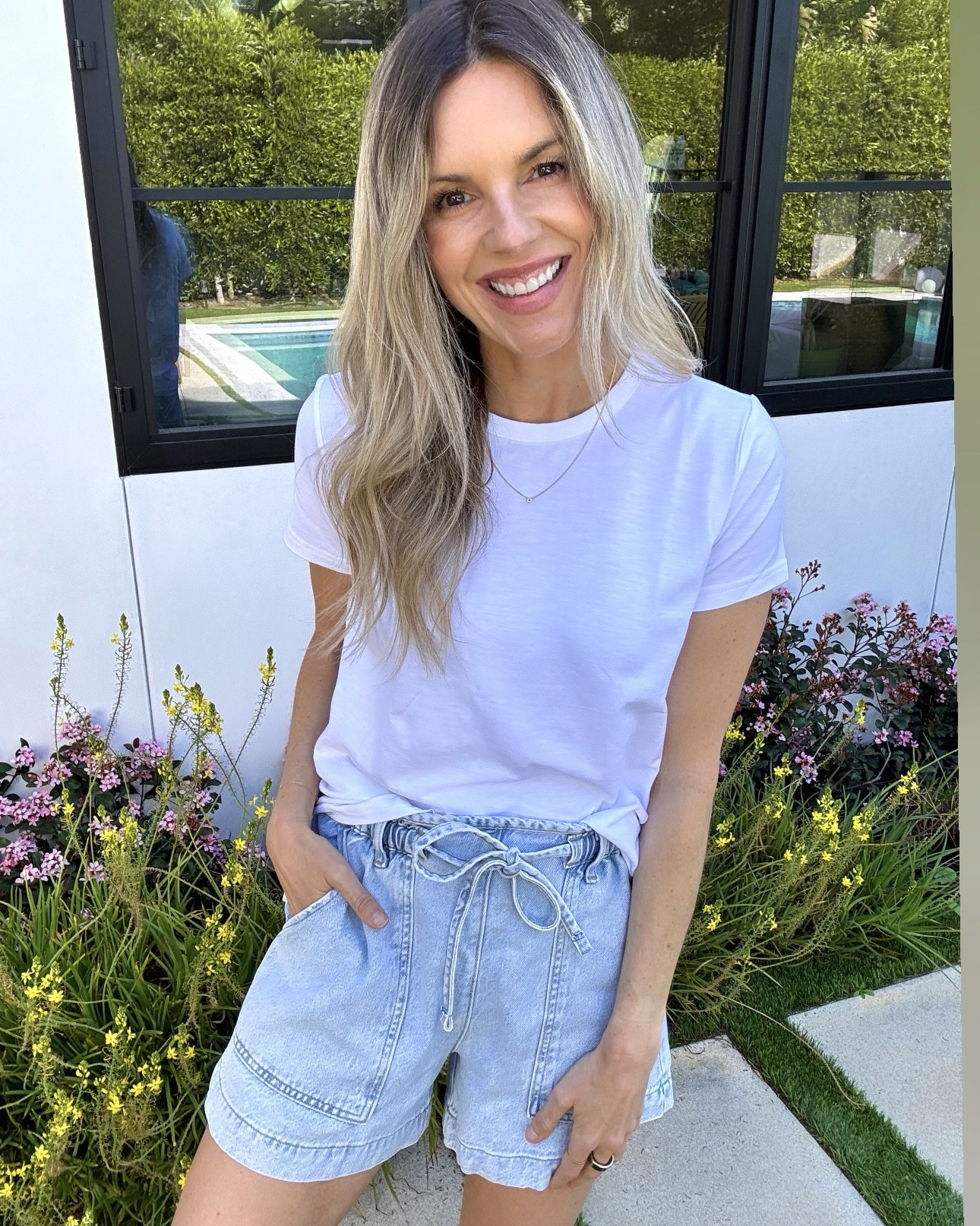 I often see people wearing longer shorts. And I never feel like they look good on me. I know it sounds weird, but I almost feel like shorter looks better on my body type. But then I found these and I’m obsessed! There’s something about the cut that is just extremely flattering! But definitely know this. The key to paper bag type shorts is wearing a baggy top instead of a fitted one. It helps balance out the longer short and the scrunching at the top. I love these and they’re only $22. Definitely check them out, especially if you tend to not be a person that loves shorts because these could be just the answer for you!

They’re available in green and ivory as well, which I have both of and will post on my stories soon!

#LTKootd #LTKSaleAlert #LTKgrwm