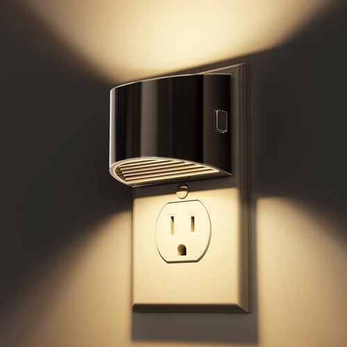 L LOHAS LED Night Lights Plug into Wall, 2 Pack Modern Night Lights, Dusk to Dawn Sensor Nightlight,0-100LM Brightness Adjustable, 3000K Soft White | Amazon (US)