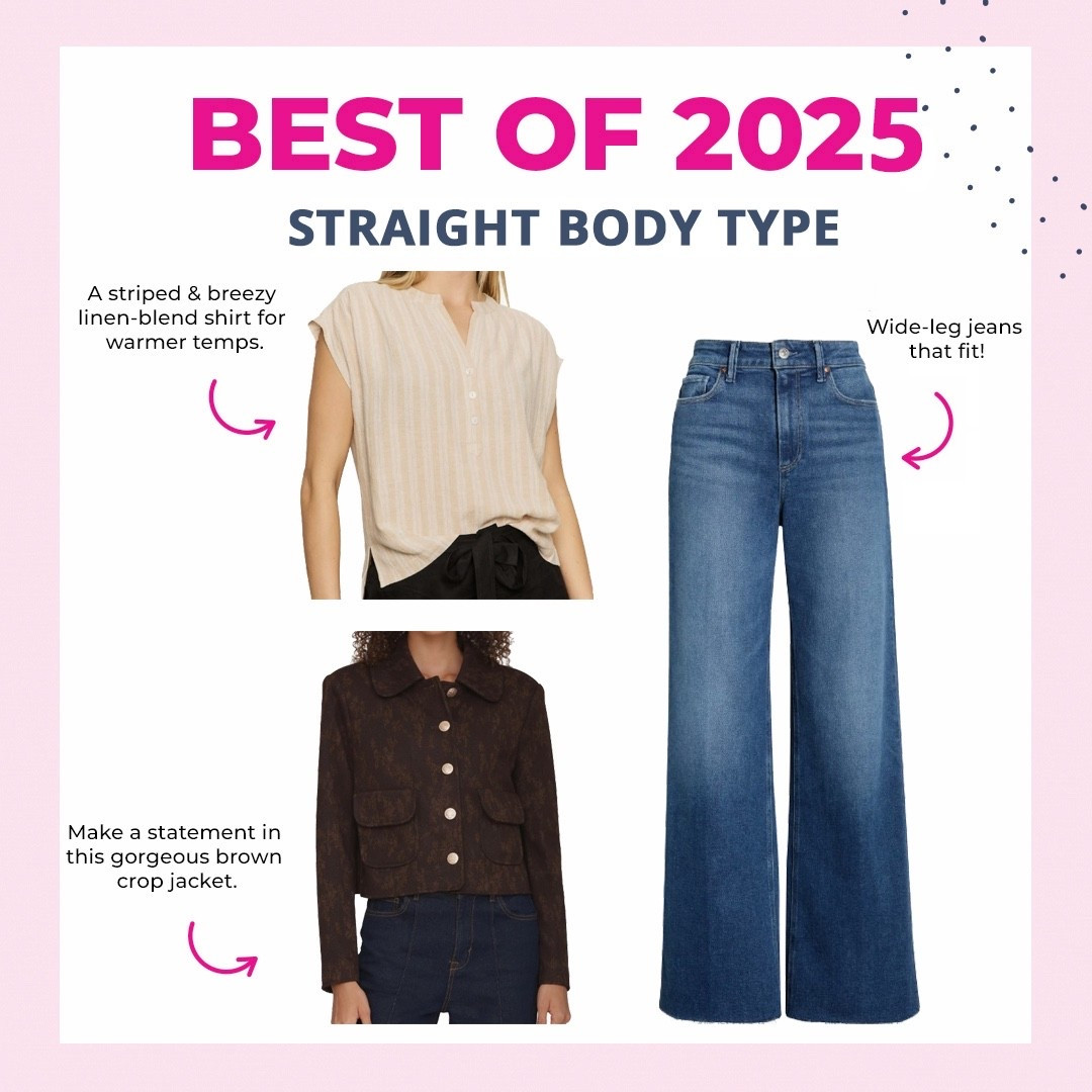 Best of 2025: STRAIGHT Body Type! 💗 check out these top items! #denim #Paige #linen #jacket #brown

#LTKSeasonal #LTKOver40 #LTKSaleAlert
