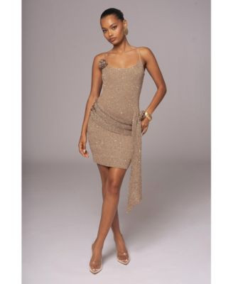 JLUXLABEL Women's Golden Dusk Sequin Dress - Macy's | Macy's
