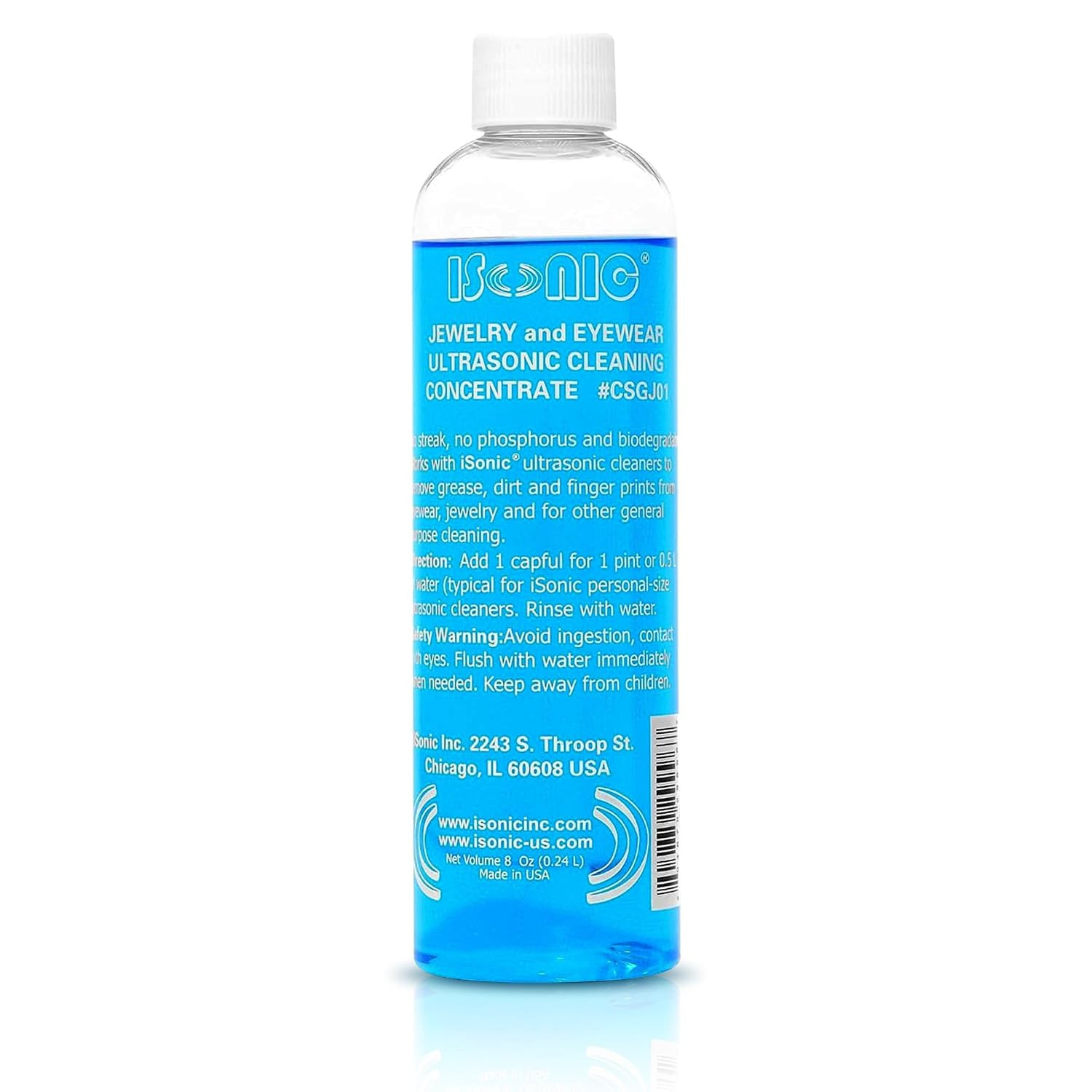 iSonic Ultrasonic Jewelry Cleaner Solution Concentrate, 1-Pack | Amazon (US)