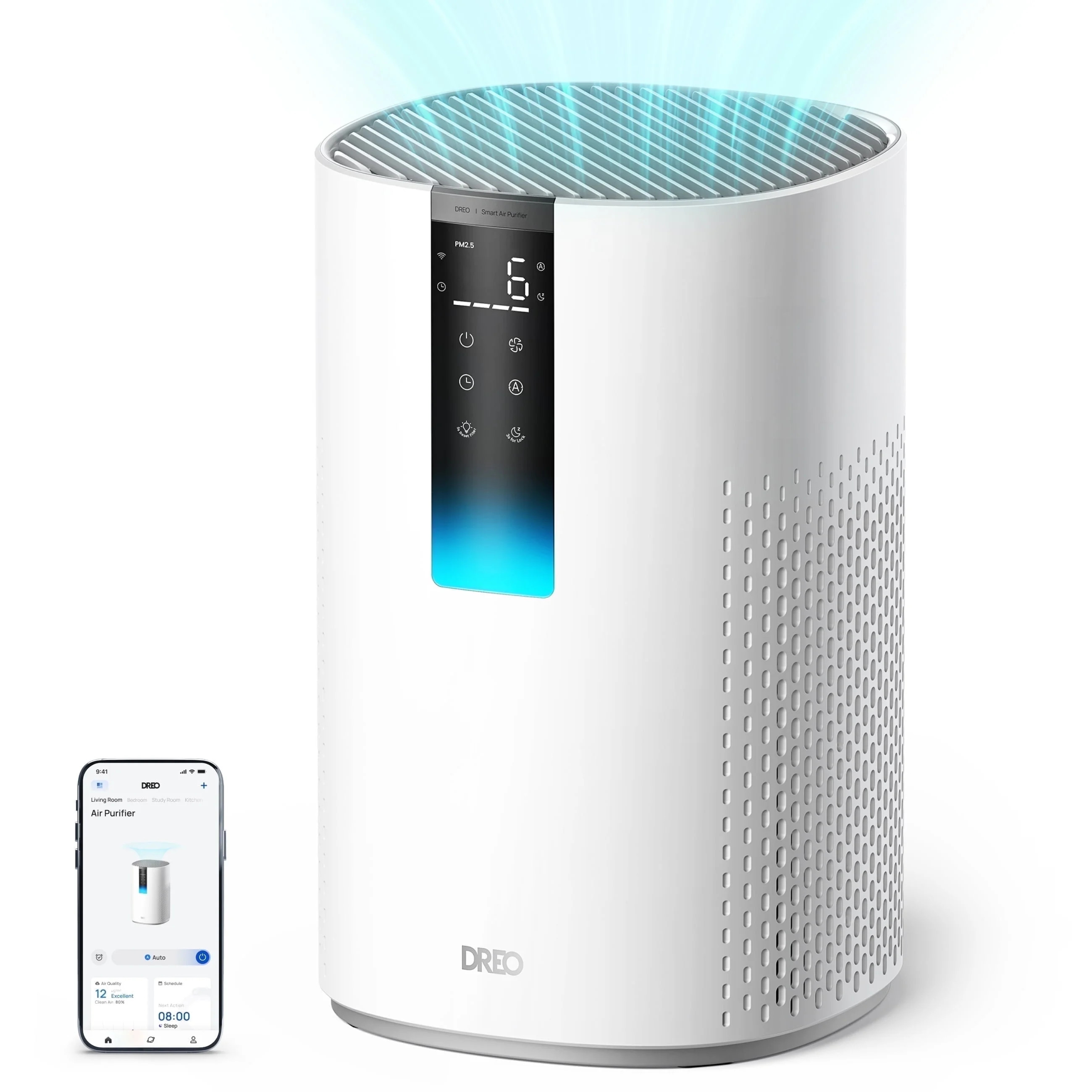 Dreo HEPA Air Purifier for Large Room up to 1600 sq.ft/2h, Smart Purificador for Allergies and As... | Walmart (US)