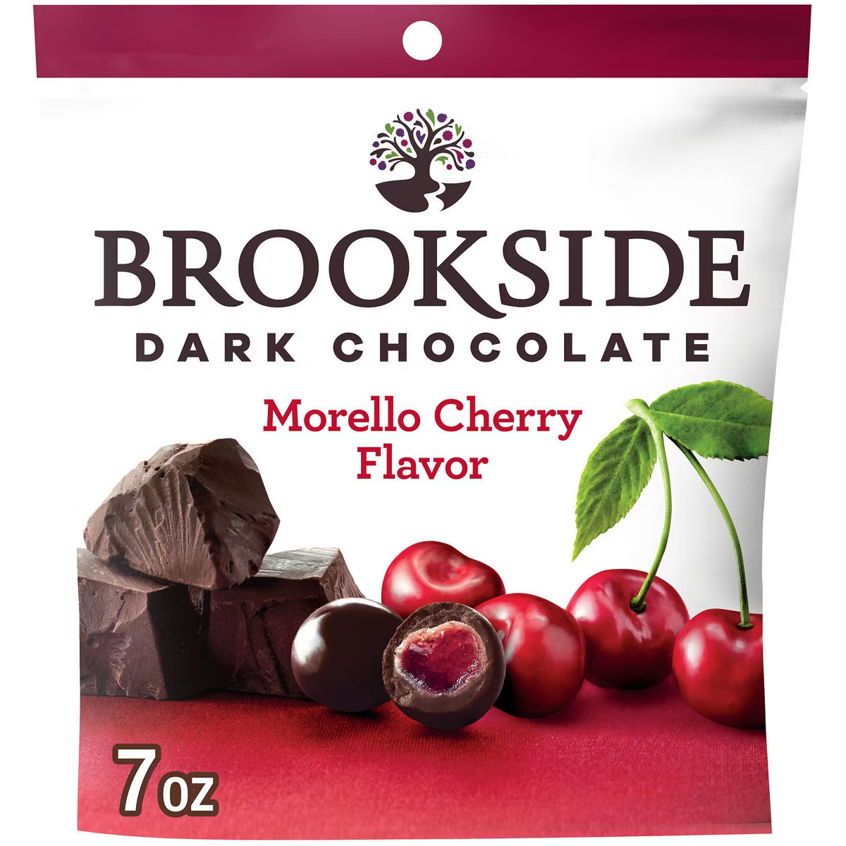 Brookside Dark Chocolate and Morello Cherry Snacking Chocolate Candy - 7oz | Target