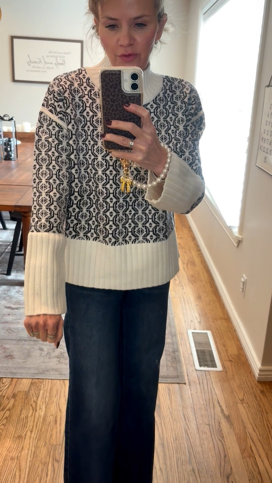 This sweater is so good it sold out super fast but they just did a restock!! I love it so much!! It’s the perfect winter sweater!! Wearing Size small in sweater and size 0 in jeans  

#LTKWorkwear #LTKootd #LTKHoliday