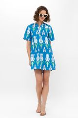 Pocket Dress- Sumba Blue | Oliphant Design