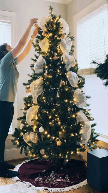 I’m a little late to the Christmas Tree decorating party. 🎄

This is the first year I attempted to decorate my big tree 🎄 with more of a “theme.” I went with shades of gold and rose gold. 

I did buy a second tree 🌲 from Walmart that is going to be perfect for my tall foyer shelf. Stay tuned!

#holidaydecorations #diydecor #amazonfinds #deckthehalls #christmastree #christmasdecor #christmasdecorations #christmasdecorating #christmastreedecorating #christmasornaments #ornaments 
#christmaslights #christmasmood 

#LTKunder100 #LTKSeasonal #LTKHoliday