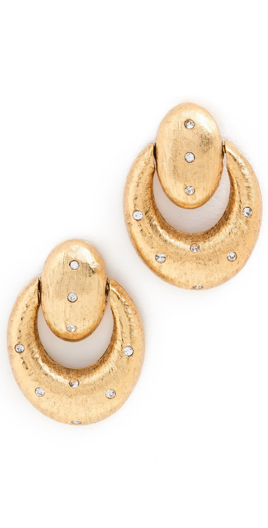 Elizabeth Cole Deasia Earrrings Gold One Size | Shopbop