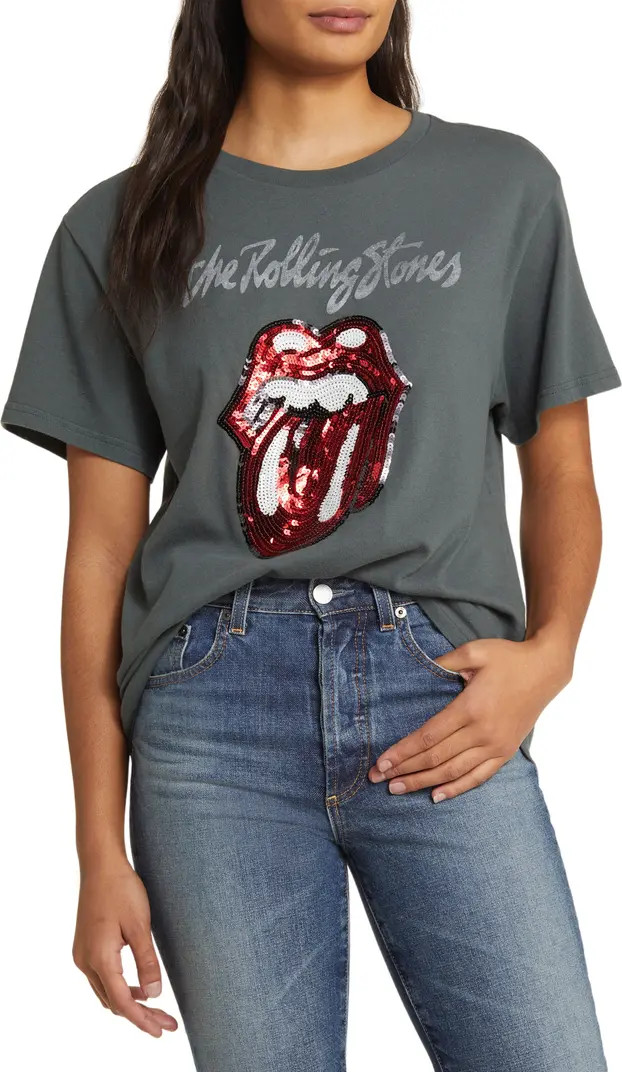 Rolling Stones Sequin Graphic T-Shirt | Nordstrom