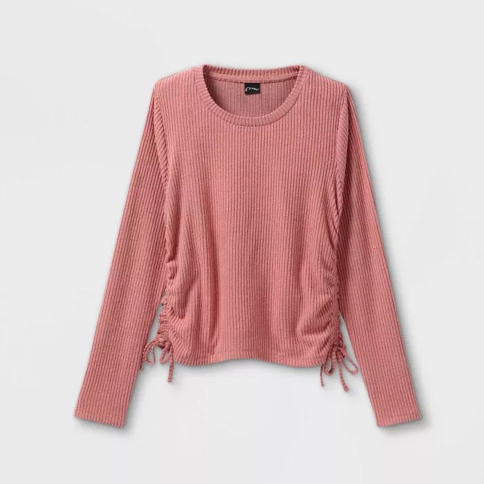 Girls' Side Cinch Long Sleeve T-Shirt - art class™ | Target