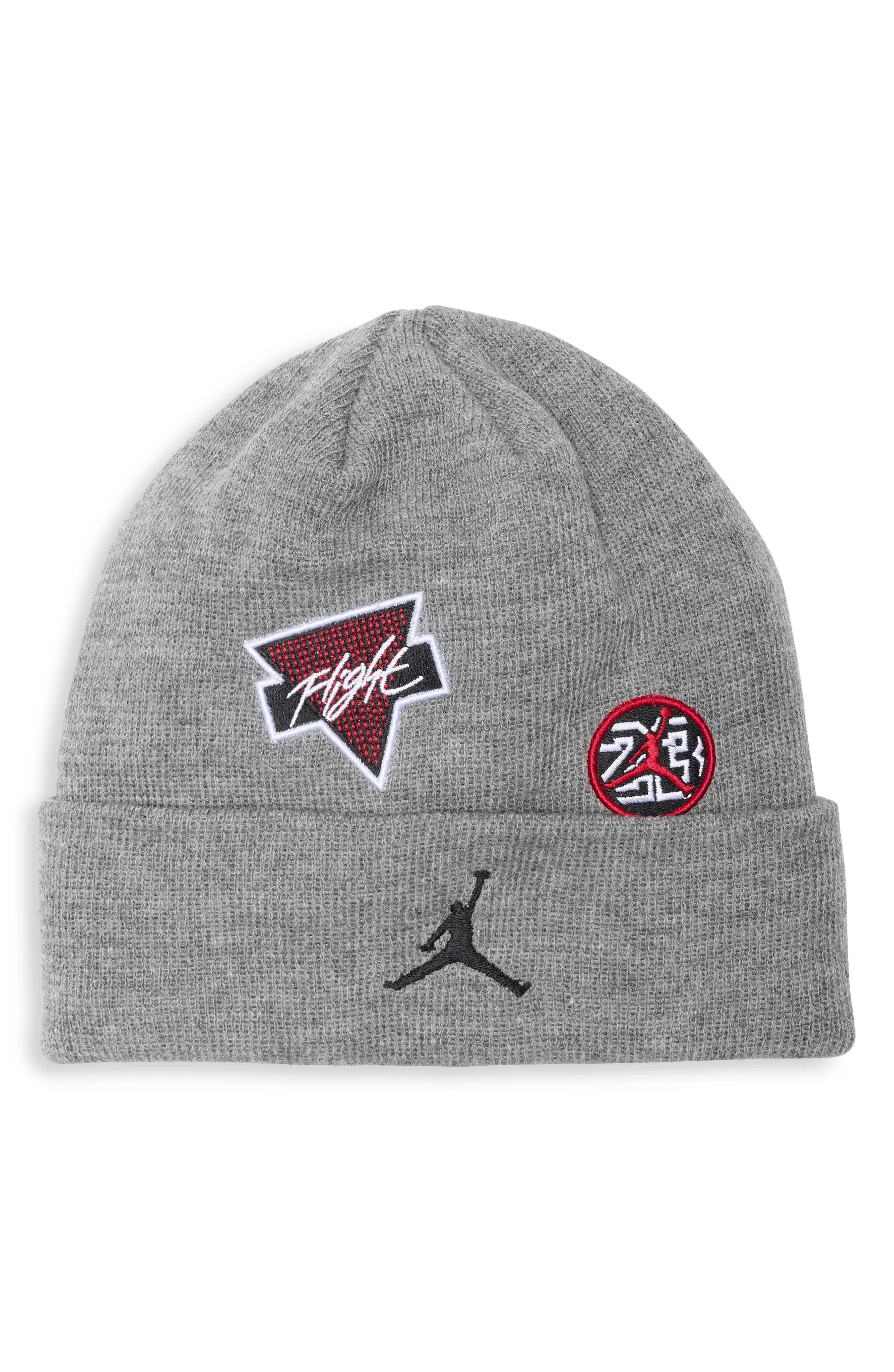 Jordan Kids' See Me Knit Beanie in Carbon Heather at Nordstrom Rack | Nordstrom Rack