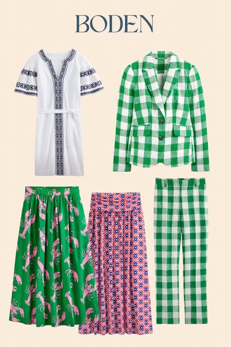 Boden has the best colorful pieces! Can’t wait to show you how I style them. 

Over 50 fashion, over 40 style, spring outfit, summer outfit, green gingham, printed skirt. 



#LTKover40 #LTKSeasonal