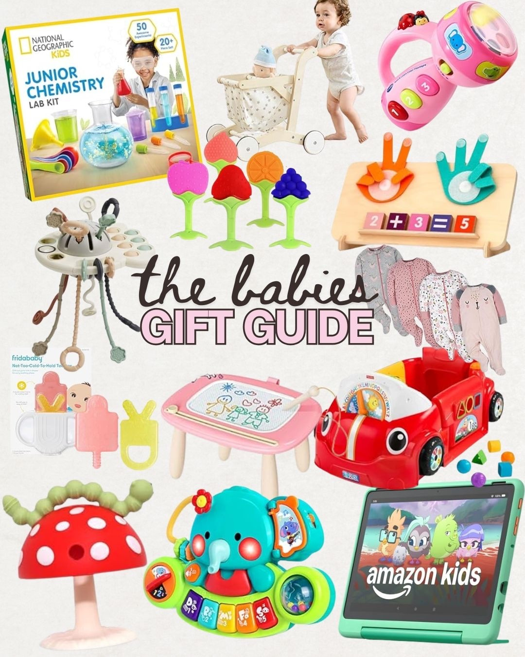 The only gift guides you actually need this week because they're SuperAsh approved 🫡🎁✨ AND because ily, every single thing is already on sale 👀🫶🏼

For the Babies (Ages 0/5) 🧸 Cute, sensory-friendly essentials for the tiniest humans & the parents begging for five minutes of peace.

#LTKHoliday #LTKGiftGuide #LTKBaby