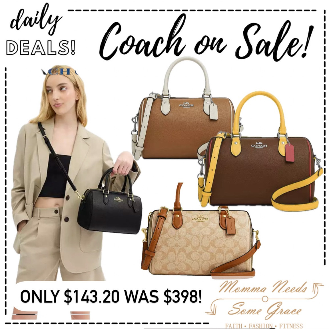 Coach bag on sale with an extra 20% off! 

#LTKSaleAlert #LTKItBag #LTKSeasonal