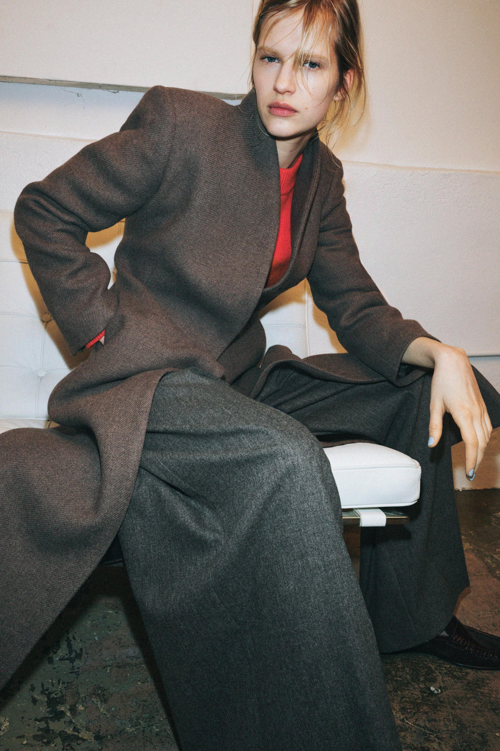 MANTECO WOOL COAT ZW COLLECTION LIMITED EDITION | Zara UK