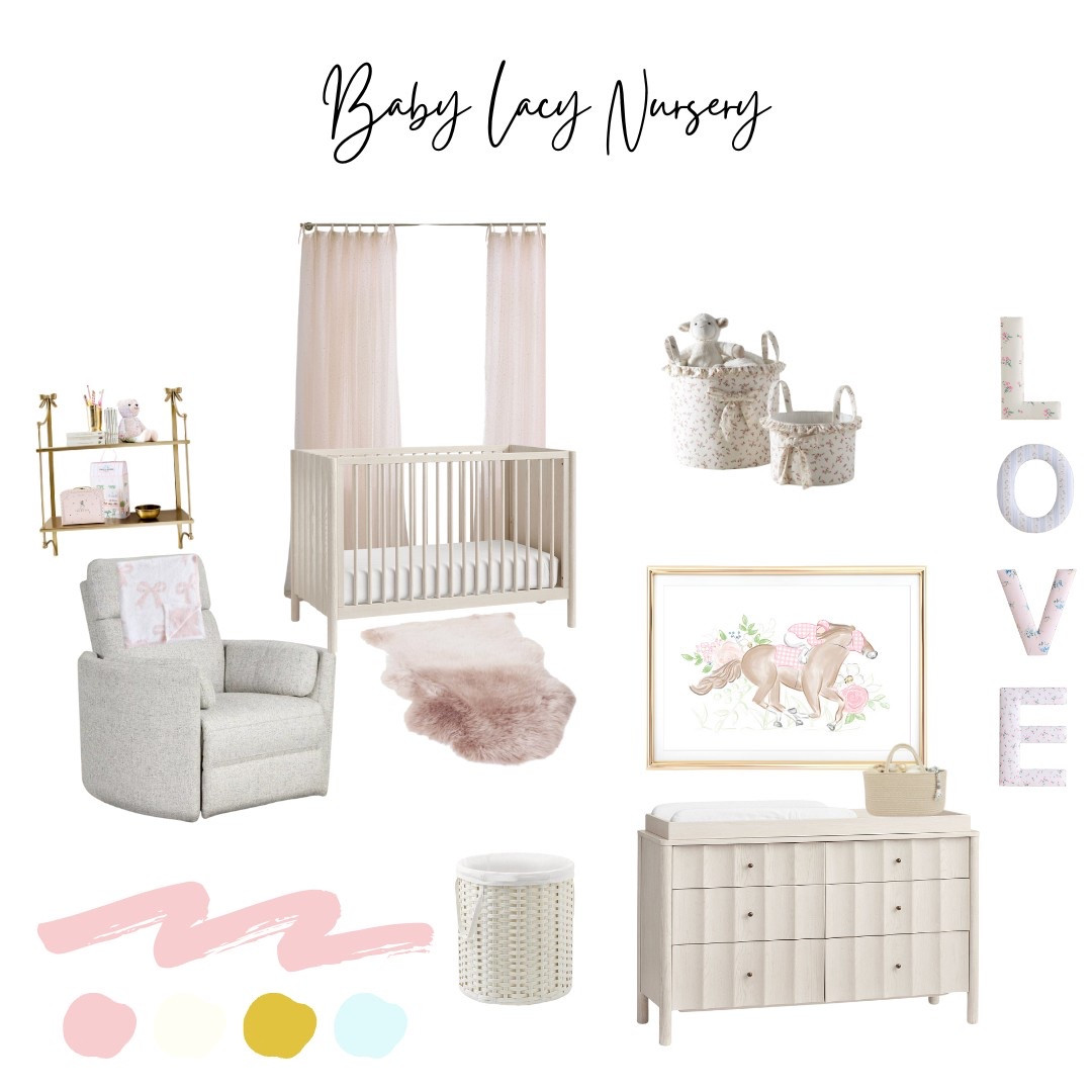 Baby girls nursery design! 

#LTKBump #LTKHome #LTKKids