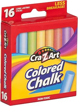 Cra-Z-Art Colored Chalk, 16 Count (10801-48) , Assorted | Amazon (US)