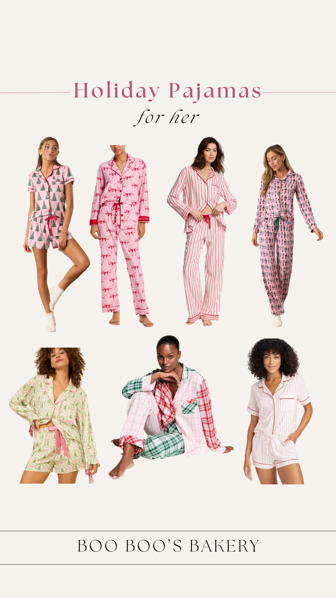 Holiday Pajamas for her! Cute pink Christmas pajamas, I am definitely getting those pink and green bow PJs! 

 

#LTKHoliday #LTKSeasonal #LTKSaleAlert