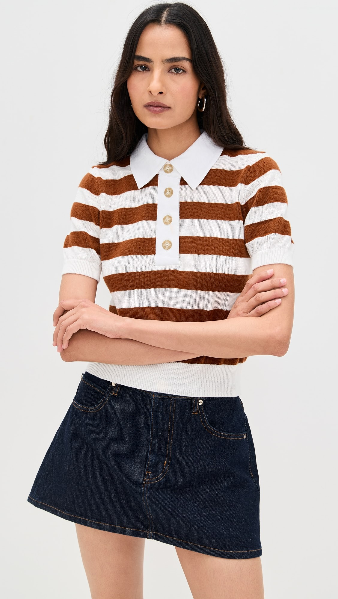 FRAME The Bold Stripe Polo | Shopbop | Shopbop