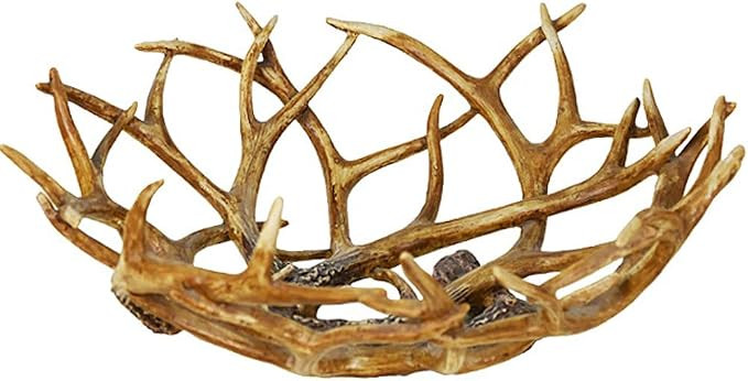 MOCOHANA® Deer Antlers Fruit Basket Bowl Fruit Holder Stand Vegetables Basket Serving Basket Kit... | Amazon (US)