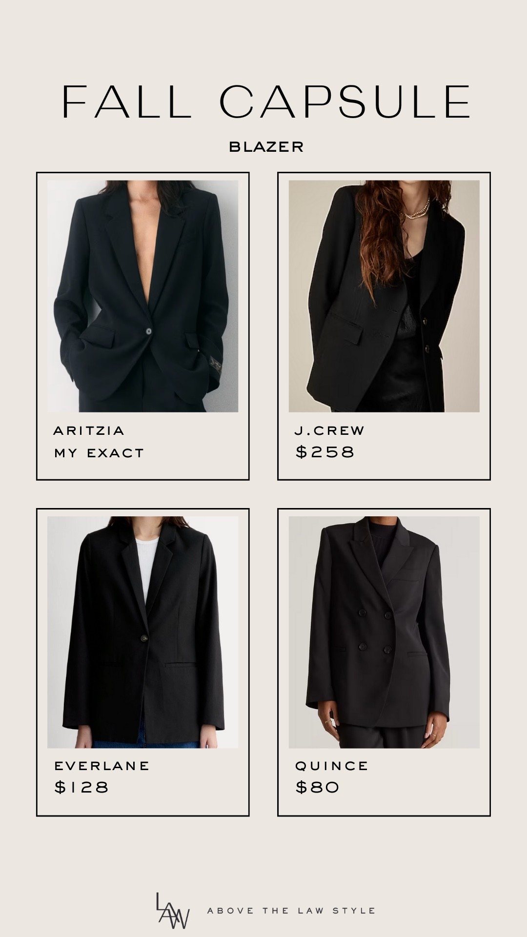 Fall Capsule: Blazer

#LTKFindsUnder100 #LTKStyleTip #LTKFindsUnder50
