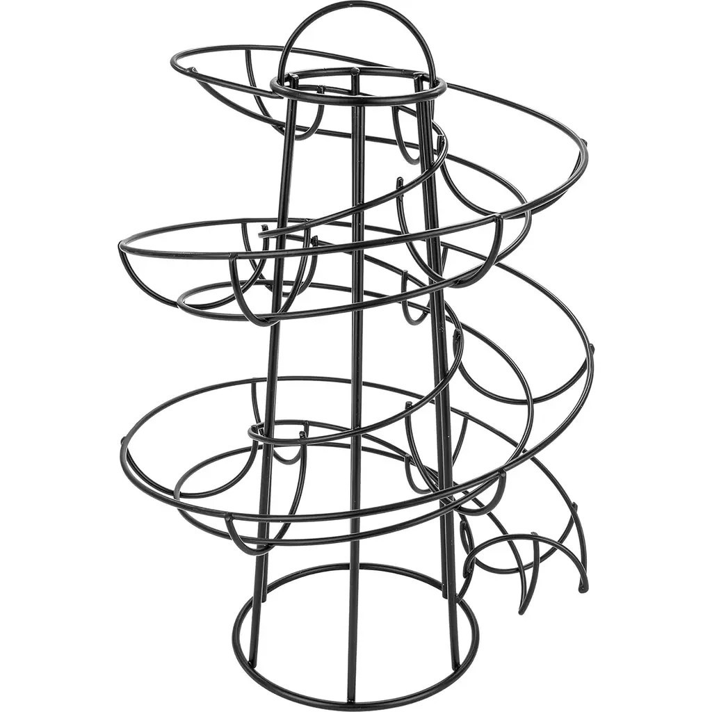 Southern Homewares Egg Skelter Deluxe Modern Spiraling Dispenser Rack in Black at Nordstrom | Nordstrom