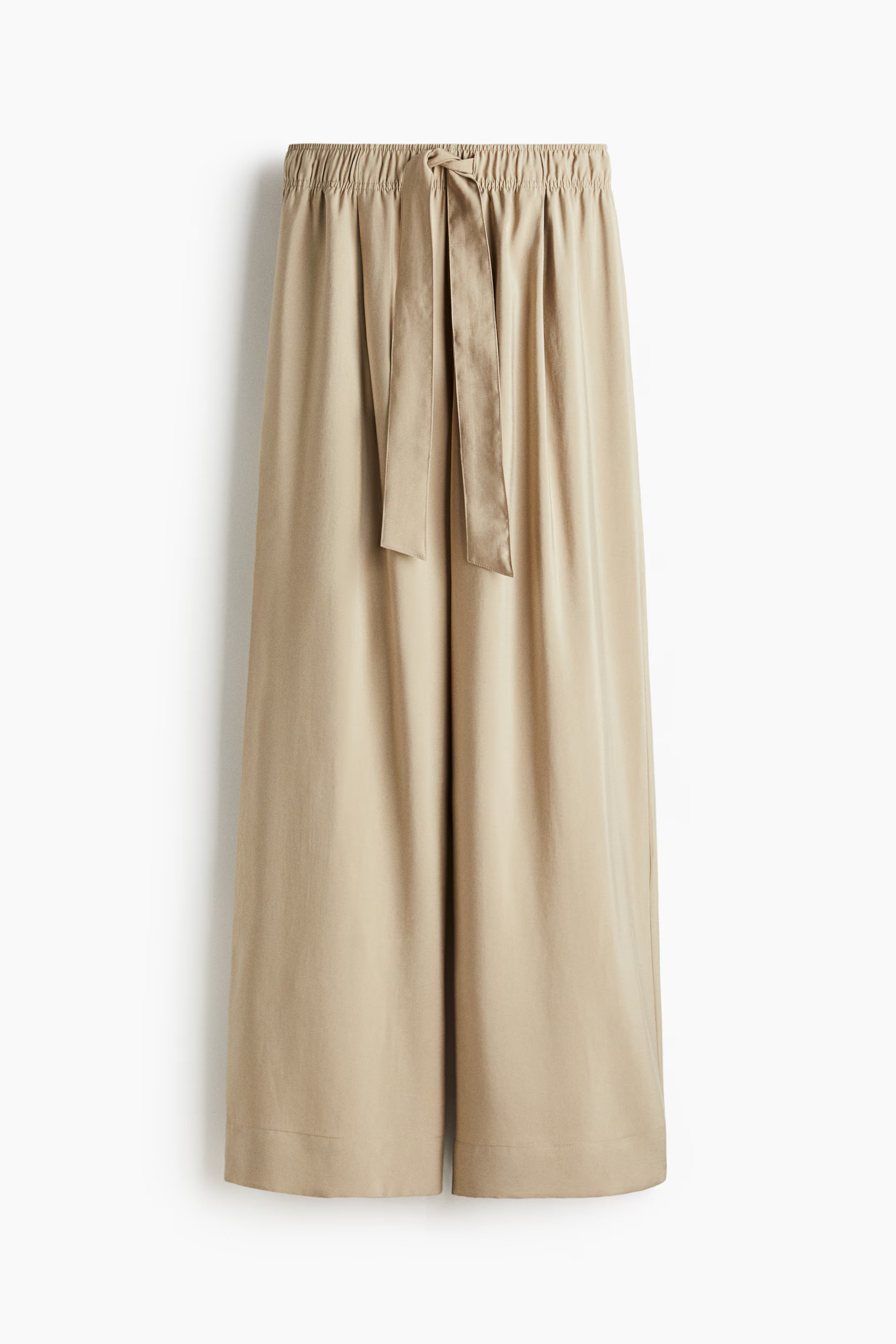Wide-Leg Pants with Tie Belt | H&M (US + CA)