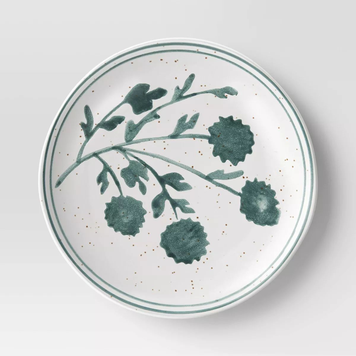 6.125" Stoneware Flower Appetizer Plate Blue - Threshold™ | Target