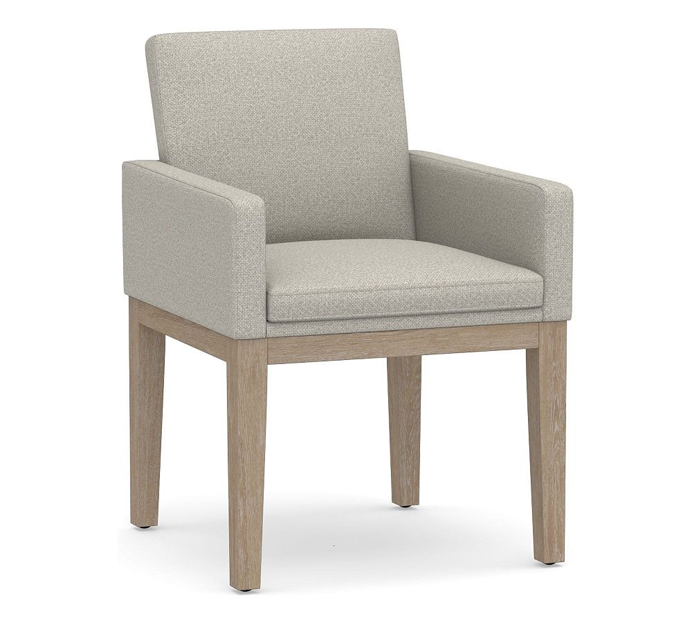 Jake Upholstered Dining Armchair | Pottery Barn (US)