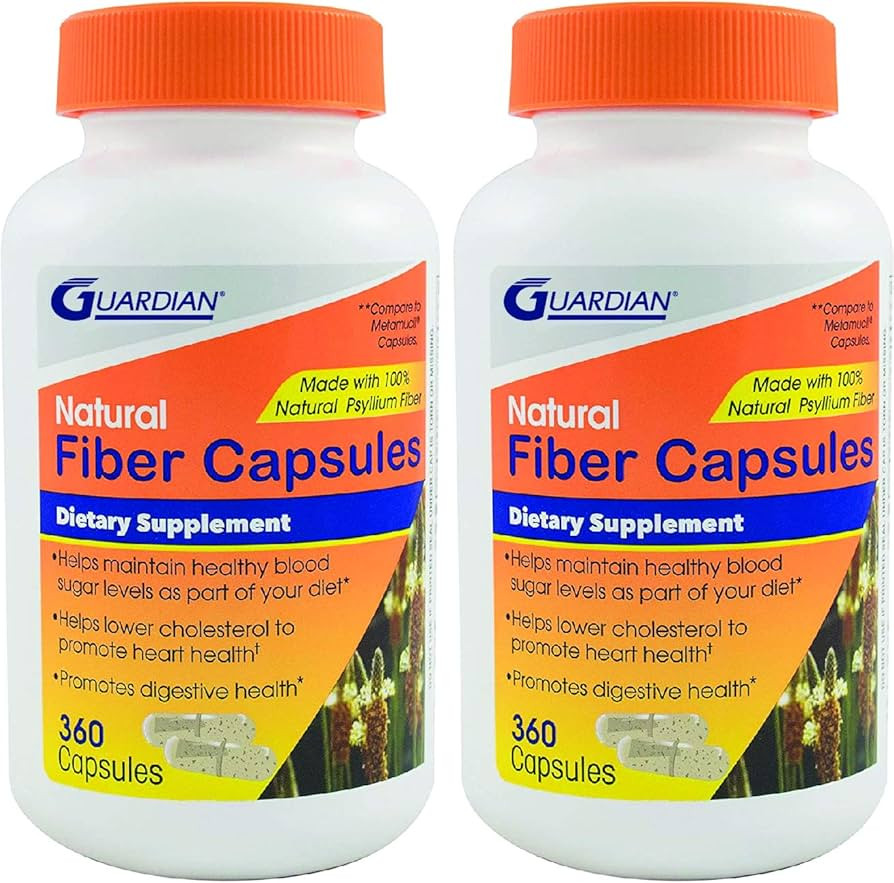 Guardian Psyllium Fiber Capsules, Natural Psyllium Husk (720Ct) | Amazon (US)