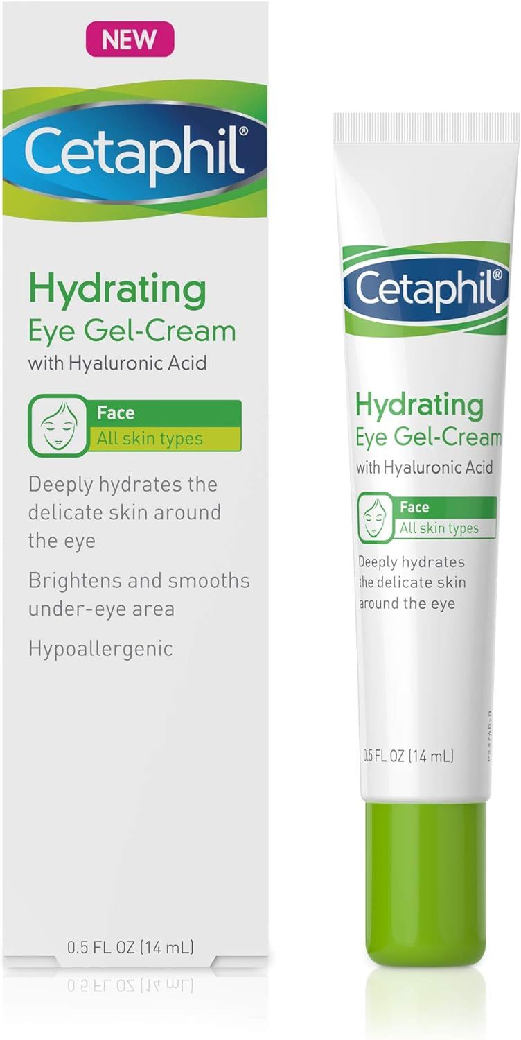 CETAPHIL Hydrating Eye Gel-Cream , With Hyaluronic Acid , 0.5 fl oz , Brightens and Smooths Under Ey | Amazon (US)