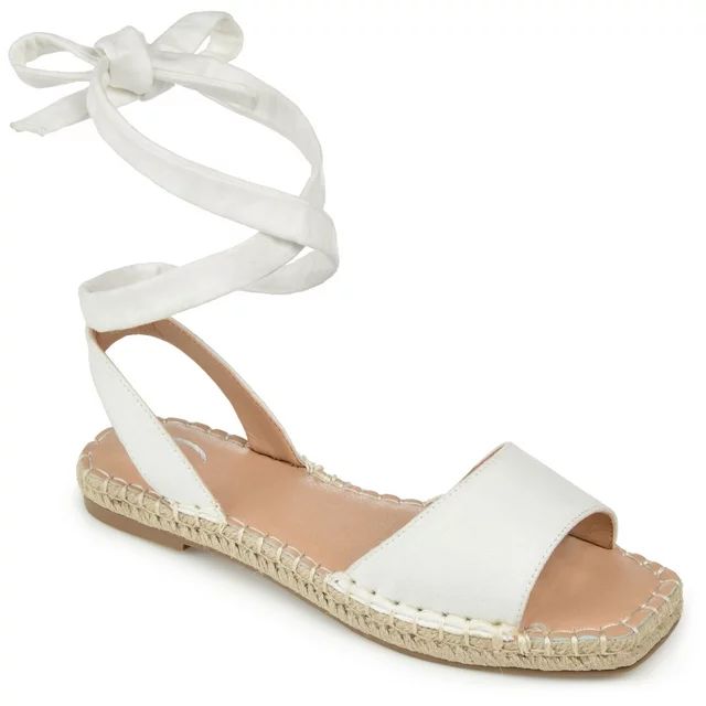 Journee Collection Womens Emelie Tru Comfort Foam Espadrille Flat Sandals | Walmart (US)