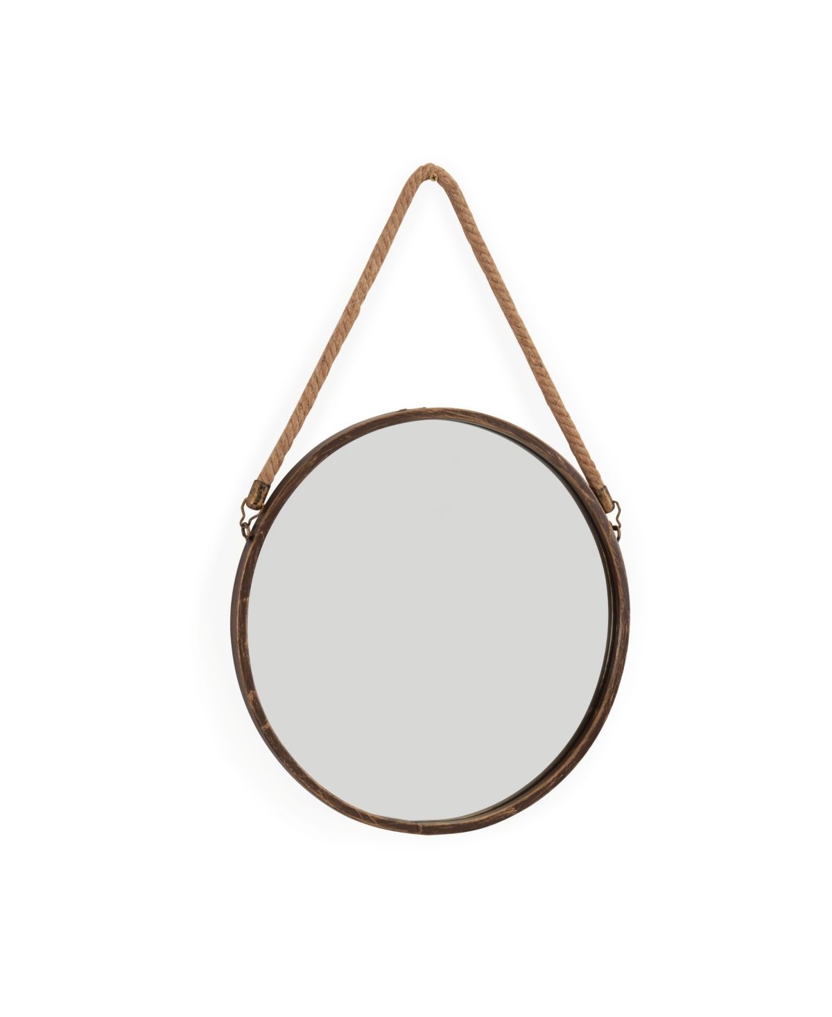 Danya B. 15" Patina Round Mirror with Hanging Rope | Macys (US)