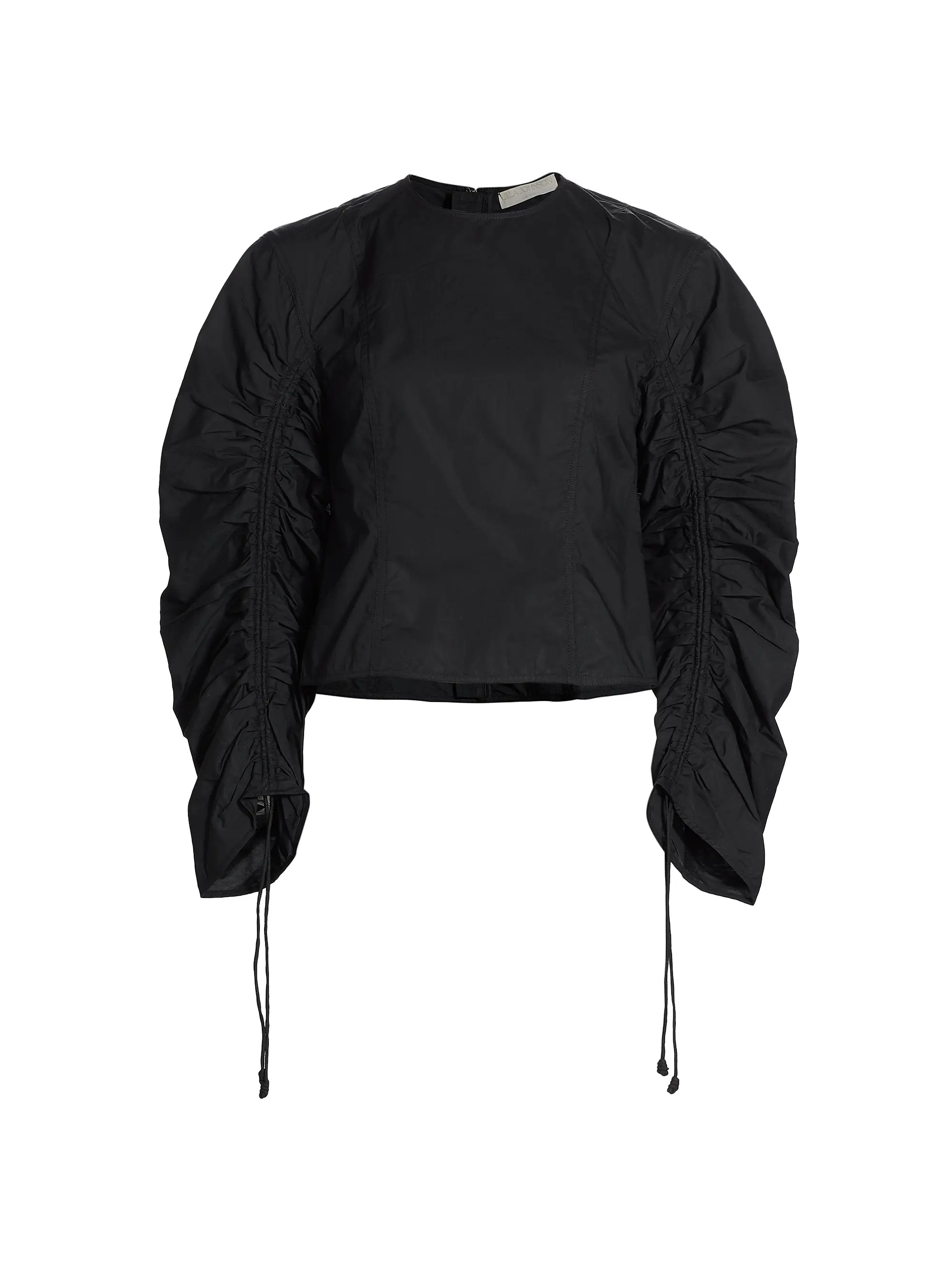 Lorna Fitted Cotton Poplin Blouse | Saks Fifth Avenue