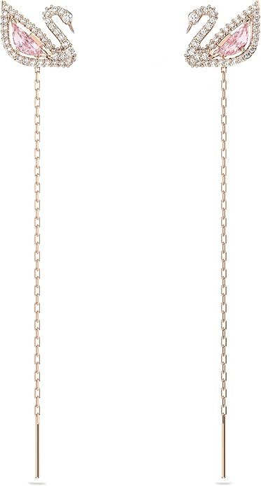 SWAROVSKI Dazzling Swan Jewelry Collection, Blue Crystals, Pink Crystals, Clear Crystals | Amazon (US)