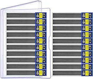 Morepack 240 Pieces Lead Refills with Plastic Box,0.7 mm HB,Break Resistant Mechanical Pencil Ref... | Amazon (US)
