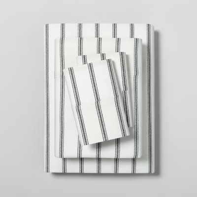 Tic Stripe Organic Cotton Sheet Set - Hearth & Hand™ with Magnolia | Target