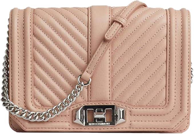 Rebecca Minkoff Chevron Quilted Small Love Crossbody | Amazon (US)