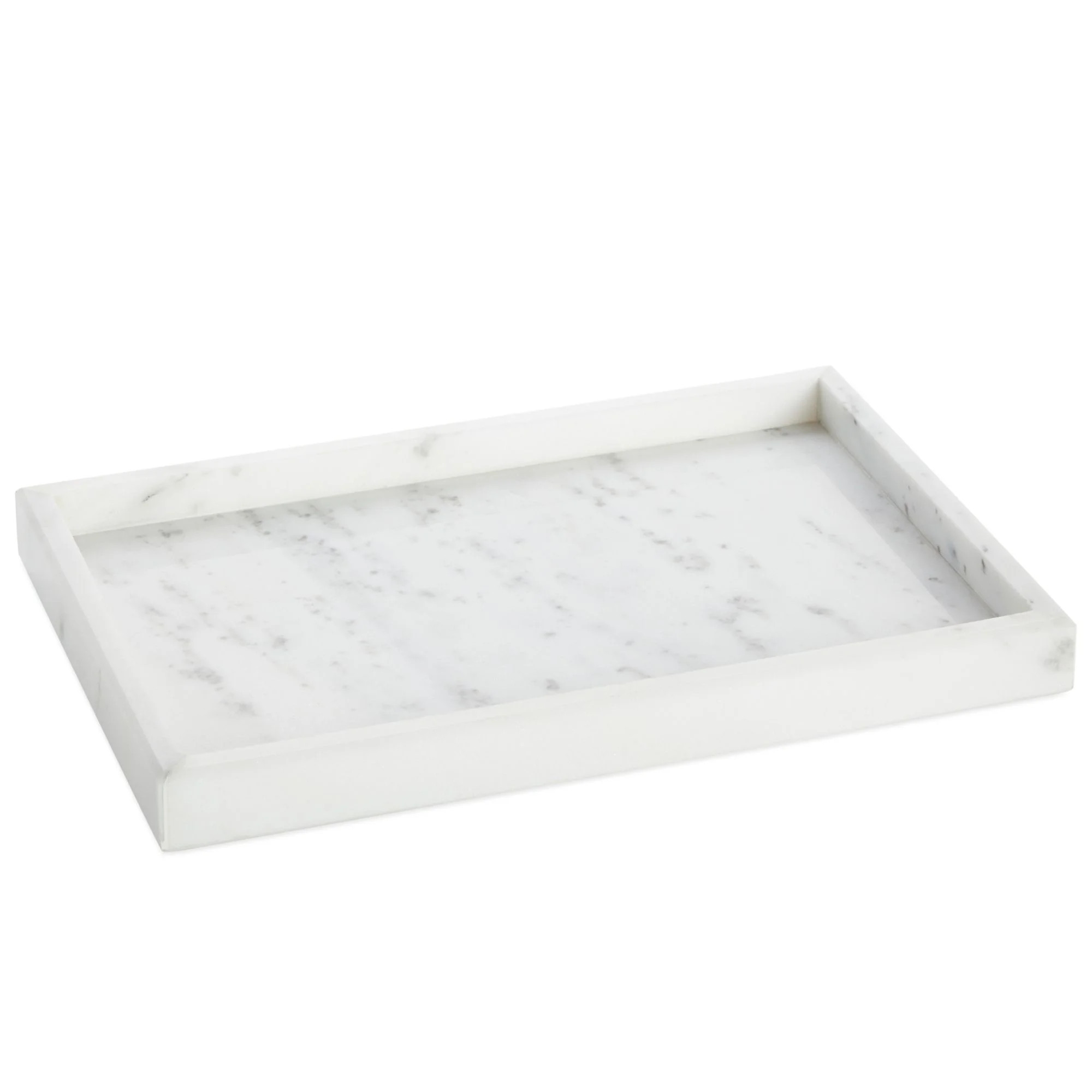 Juvale Large Marble Vanity Tray For Jewelry, Cosmetics, Candles, Lotion, Shampoo, and Perfume, fo... | Walmart (US)