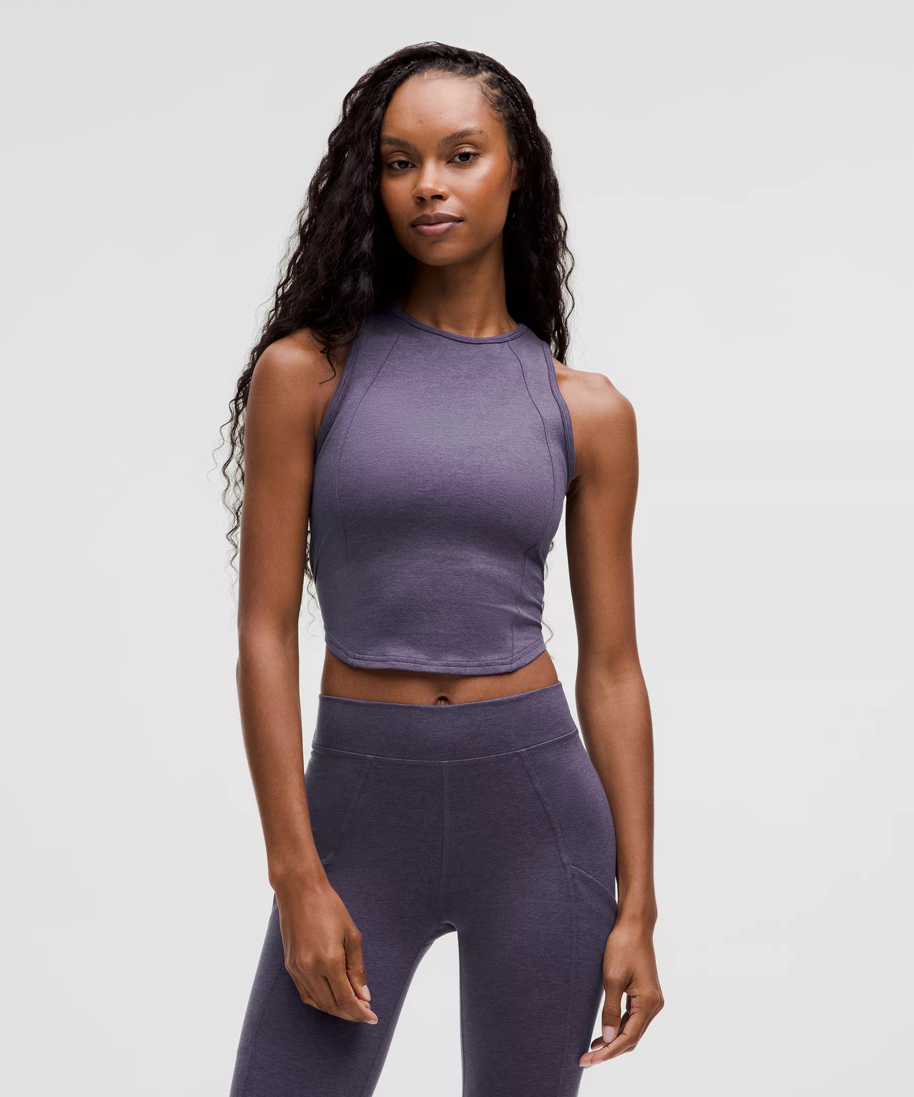 Soft Sueded Crewneck Cropped Tank Top | Lululemon (US)
