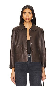 ba&sh Milos Jacket in Marron from Revolve.com | Revolve Clothing (Global)