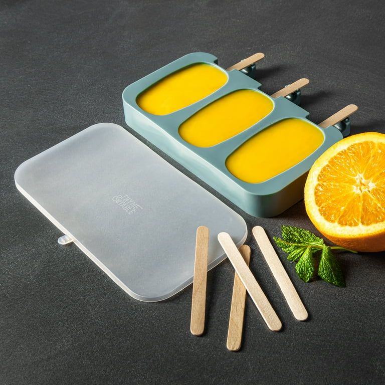Thyme & Table Silicone Popsicle Mold with Wooden Sticks | Walmart (US)