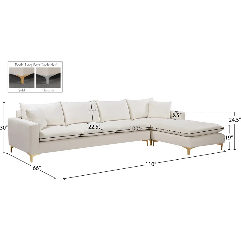 Shumpert 2 - Piece Upholstered Sectional | Wayfair North America
