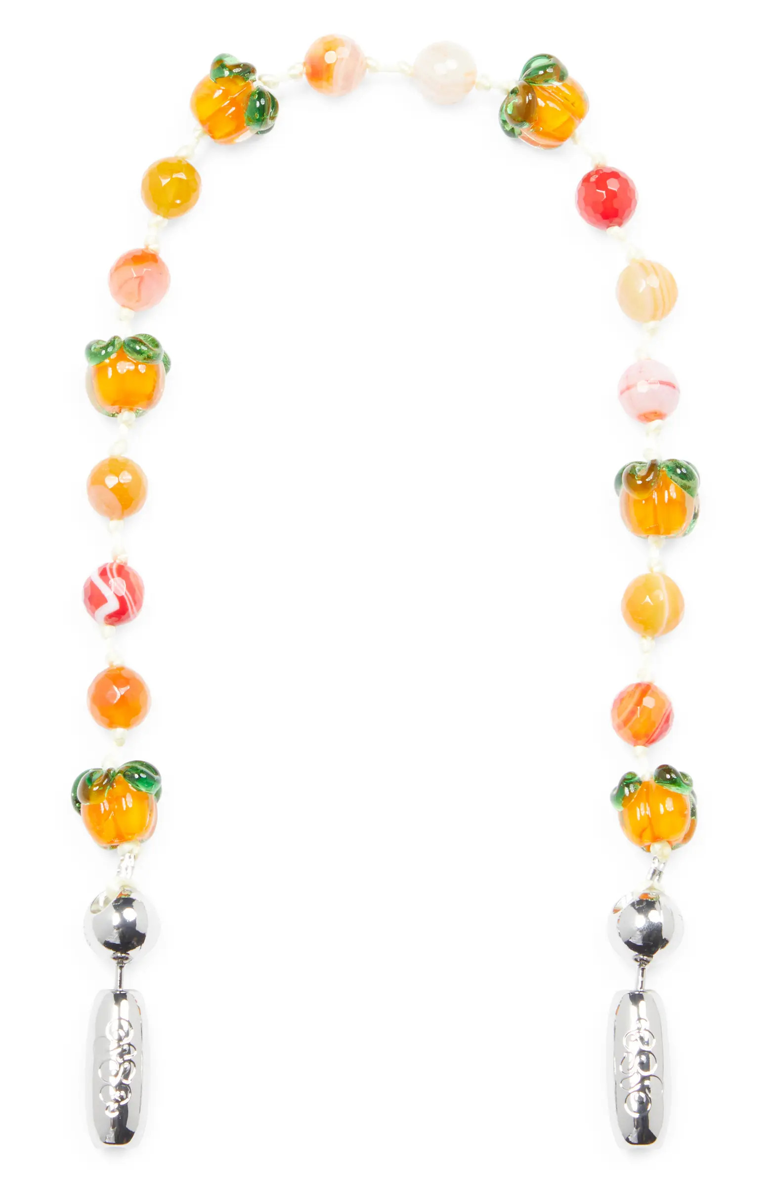 ossa Persimmon Beaded Wrist Strap | Nordstrom | Nordstrom