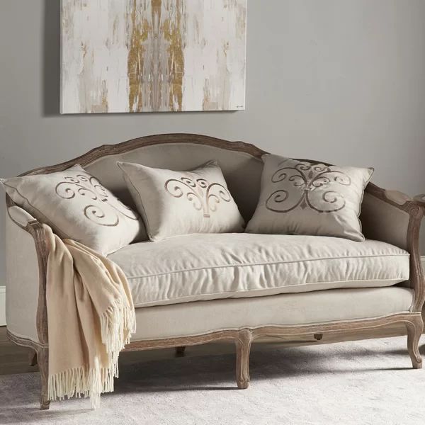 65" Standard Settee with Reversible Cushions | Wayfair North America
